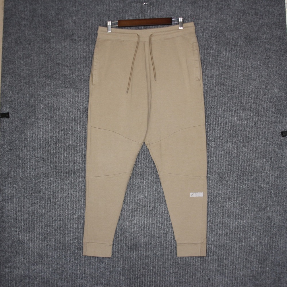 Gymshark Training Joggers Tan Beige Sweatpants Women's Size Medium